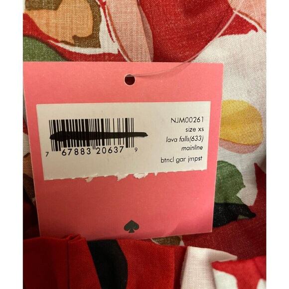 Kate Spade | Red Botanical Garden Jumpsuit w/ Pockets *OUT OF STOCK* | X-Small - Picture 5 of 13